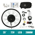 thumbnail image 1 of 29" Electric Bicycle Rear Wheel E Bike Motor Conversion Kit 9 Speeds 2000W 48V, 1 of 12