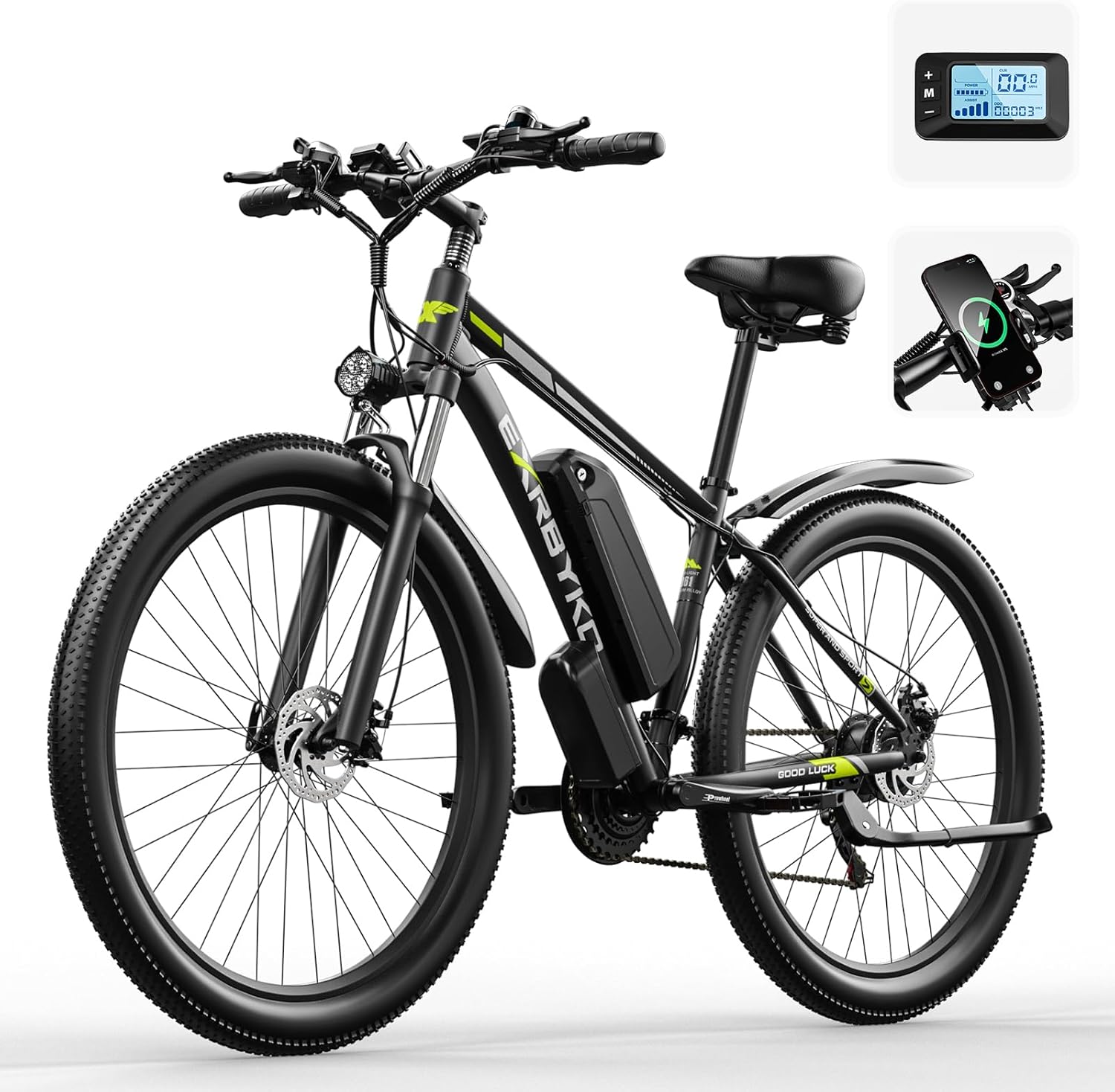 29” Electric Bike for Adults 48V 17.5AH 840WH Battery, 750W Peak 1000W