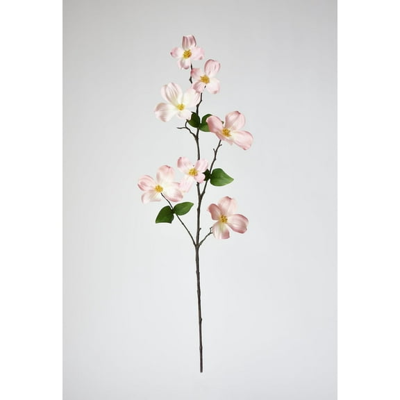 29" Faux Dogwood Branch Stem Blush