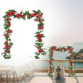 thumbnail image 1 of 29 Ft 1 Pack Rose Silk Flower Garland Artificial Flowers Decoration Hanging Floral Décor for Wedding Baby Shower Birthday Party Garden, 1 of 7