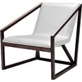 thumbnail image 1 of 29" Grey Eco Leather Lounge Chair, 1 of 2