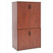 29 In. High Storage Cabinet & 35 In. Storage Cabinet - Cherry
