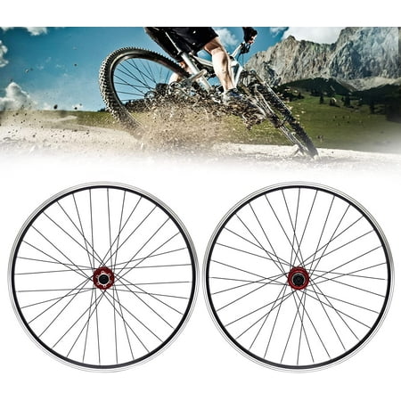 29 Inch Bike Wheels Rim Set (Front+ Rear),Double Six-hole Disc with Aluminium Alloy Rim Disc Brake for Mountain Bike