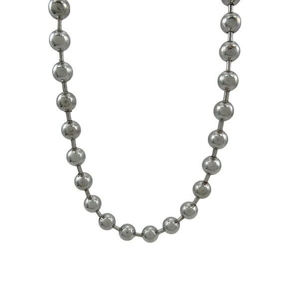 29 Inch Chrome Plated Round Bead Link Wallet Chain Jeans