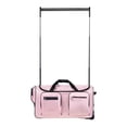 thumbnail image 1 of 29 Inch Dance Bag with Garment Rack Rolling Duffle with Privacy Curtain Pink, 1 of 7