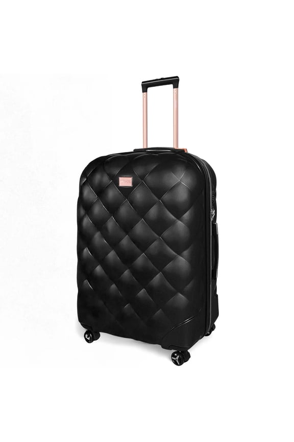29" Large Checked Luggage Hardside Expandable Suitcase with Spinner Wheels & TSA Lock, Lightweight Rolling Luggage for Travel,Black, WD8810