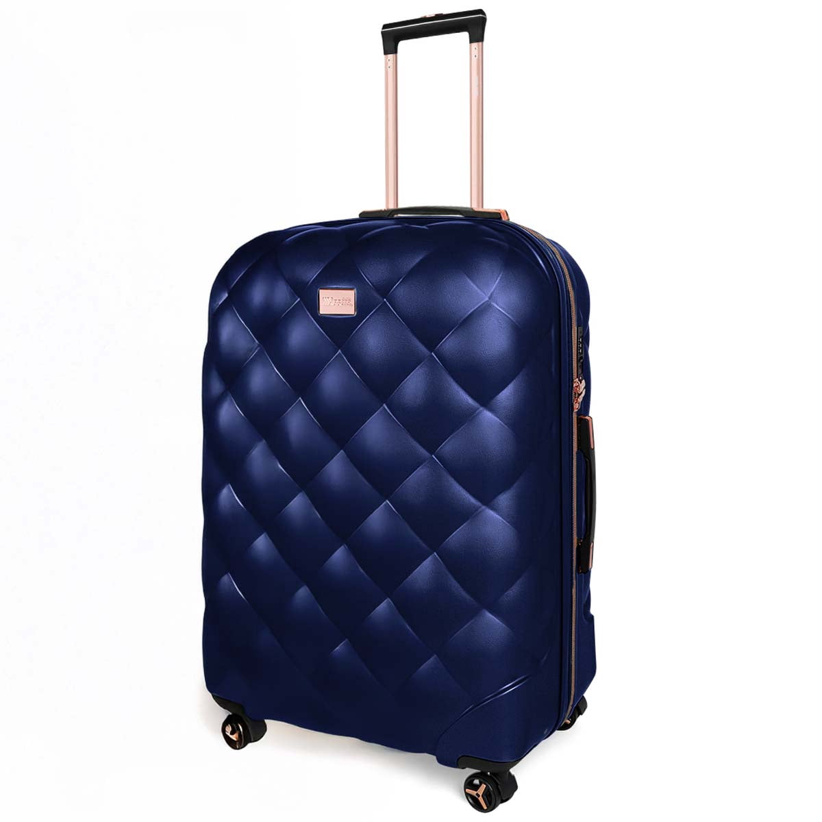 29" Large Checked Luggage Hardside Expandable Suitcase with Spinner Wheels & TSA Lock, Lightweight Rolling Luggage for Travel,Navy, WD8810