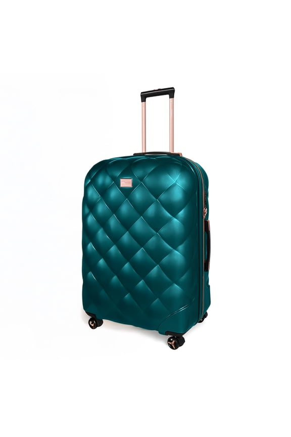 29" Large Checked Luggage Hardside Expandable Suitcase with Spinner Wheels & TSA Lock, Lightweight Rolling Luggage for Travel,Teal, WD8810