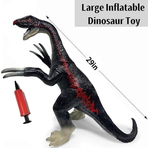 29 Inch Inflatable Dinosaur Figure, Large Toy for Kids Ages 3+, Birthday Gift