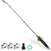 29 Inch Sprayer Wand Replacement, Universal Pump Sprayer with 3/8" Brass Barb, Stainless Steel Adjustable Garden Spray Wand for Tank Sprayer with Shut Off Valve, Quick Connector, Hose Clamps
