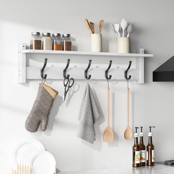 29-Inch Wall-Mounted Coat Rack