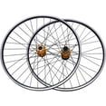 thumbnail image 1 of 29 Inch Wheelset, Mountain Bike Wheelse, Aluminium Alloy Quick Release Front Rear Black Bike Suitable 7-12 Speed Cassette, Rim Double 6-Hole Disc Brake MTB Wheelset, 1 of 17