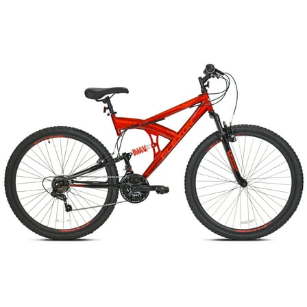 29" Kent Flexor Men's Dual Suspension Mountain Bike, Adult, Ages 13+, Red