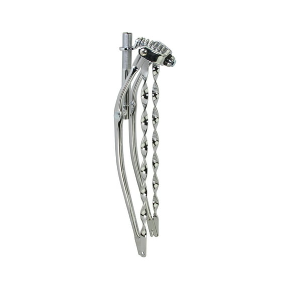 29 Lowrider bike Classic Flat Twisted Spring Fork 1 Inch Chrome.