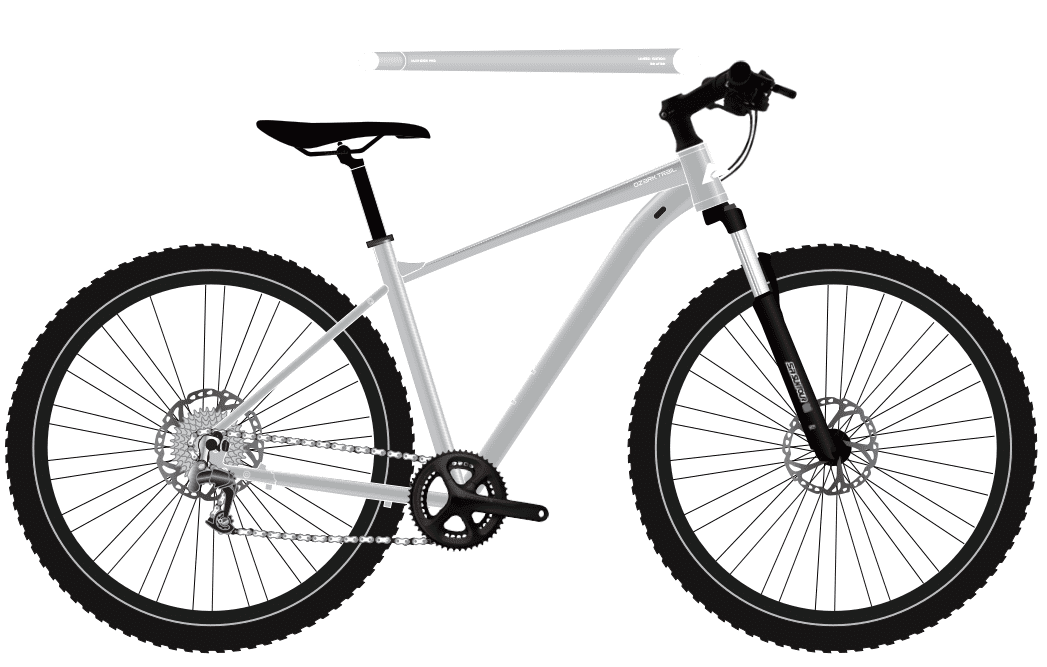 Ozark Trail 29 inch Ridge Pro Mountain Bike, Small Frame, Fits Riders 5'1"-5'5", Silver, Adult, Unisex, Limited Edition