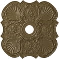 thumbnail image 1 of 29"OD x 3 5/8"ID x 1 3/8"P Flower Ceiling Medallion Mississippi Mud Finished, 1 of 6