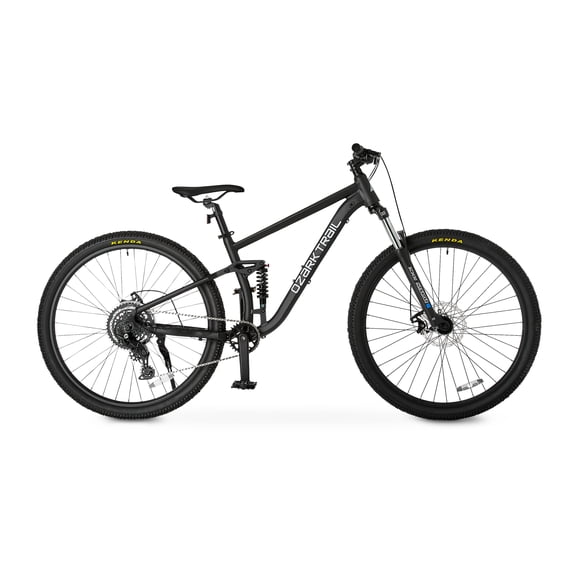 Ozark Trail 29" FS.2 Slalom Full Suspension Mountain Bike, Large Frame, Fits Riders 5'10" - 6'2"+, Black, Adult, Unisex, Online Only