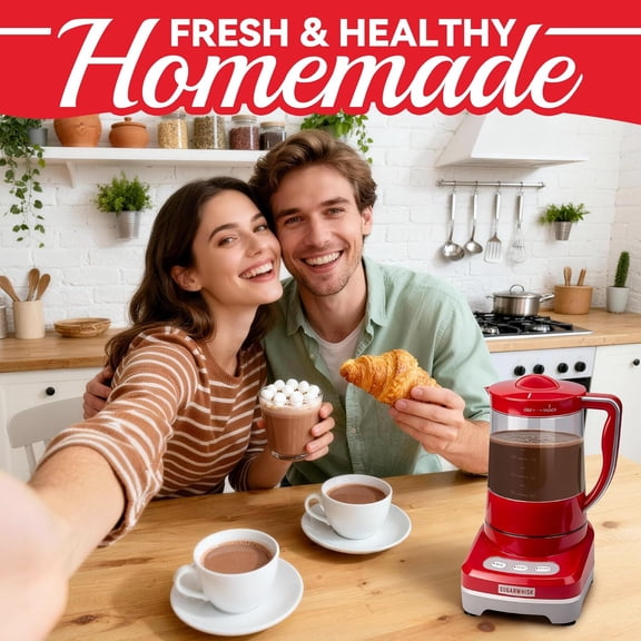 29 Oz Hot Chocolate Maker , Electric Milk Frother and Steamer for Cocoa Bar