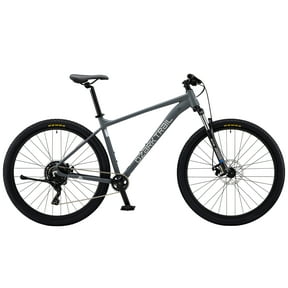 Ozark Trail Ridge 29 in Mountain Bike, Large 19 in Frame, Gray, Fits Riders 5 ft 9 in - 6 ft 2 in+, Adult Unisex