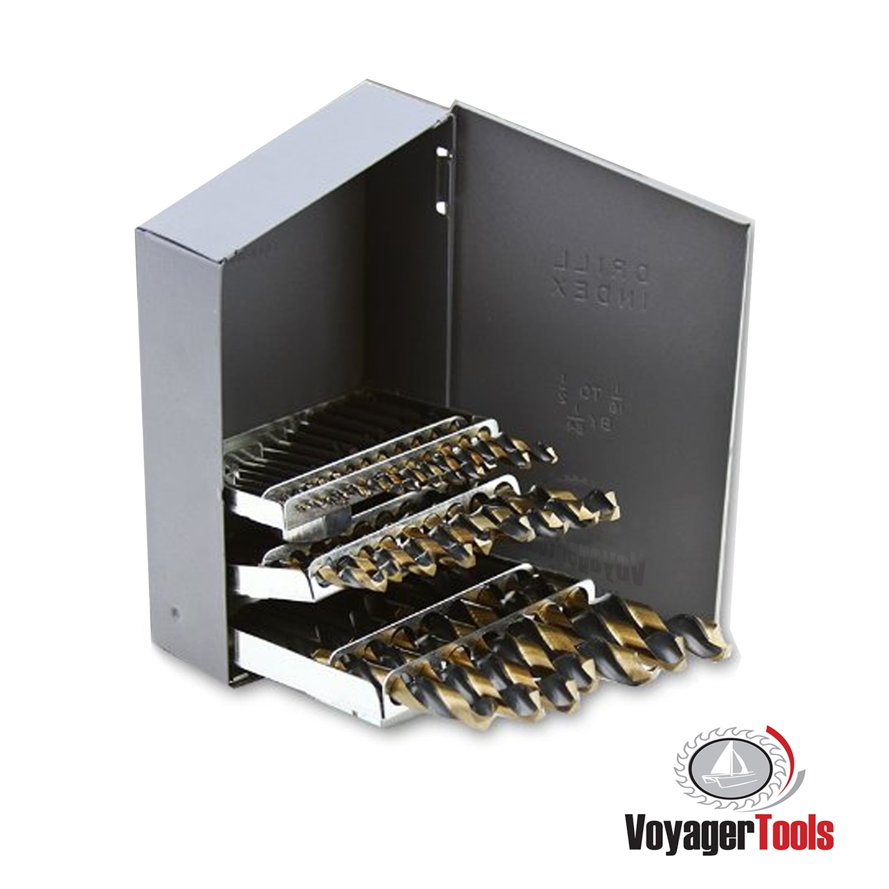 29 PC USA DRILL BIT SET B/G Industrial Tri-Flat Shank