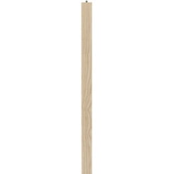 Waddell 2678 1.63 x 1.63 in. Ash Parsons Table Leg - Sanded Finish