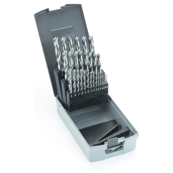 29 Piece Fractional Inch Brad Point Drill Bit Index Set