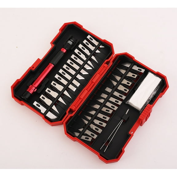 29-Piece Precision Hobby Knife Set for Model Making, Paper Craft, Wood Carving, Vinyl Cutting, DIY Projects