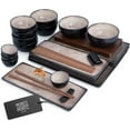 thumbnail image 1 of 29-Piece Sushi Dinnerware Set – Plates, Bowls, Dipping Dishes  Chopsticks, 1 of 8
