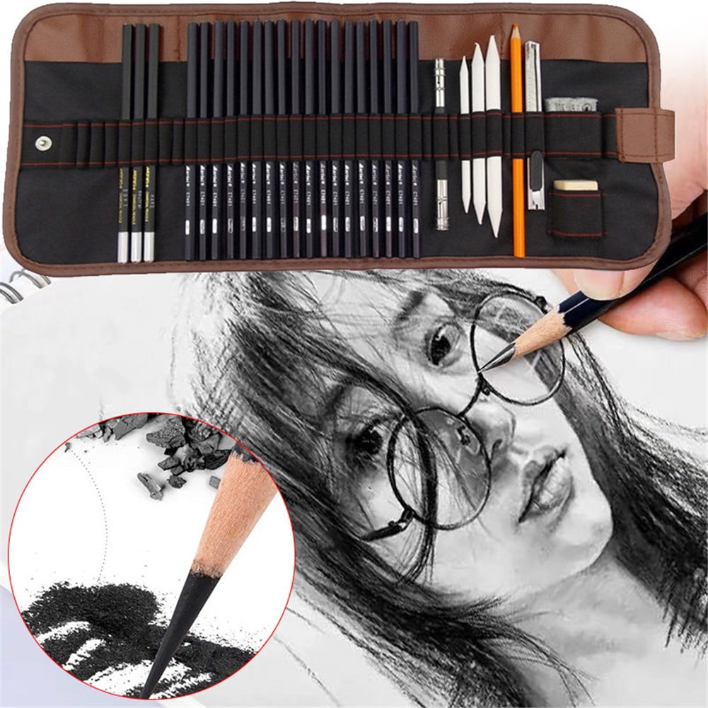 33 Pcs Sketch Drawing Pencil Set Beginners Drawing Supplies Tools Eraser  Cutter Drawing Suit Art Kit Painter Students Art Supply - AliExpress