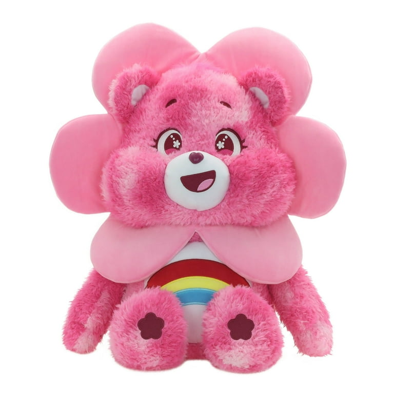 29” Pink Care Bears Plush – Cheer Bear with Flower Bonnet