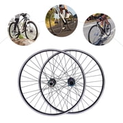 29" Quick Release Front Rear Wheel Set, 200kg/441lbs Load, Aluminum Alloy Rim with Disc Brake for Mountain Bike