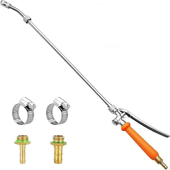 29'' Sprayer Wand Replacement, 3/8" Brass Barb Universal Stainless Sprayer Wand Corrosion-Resistant