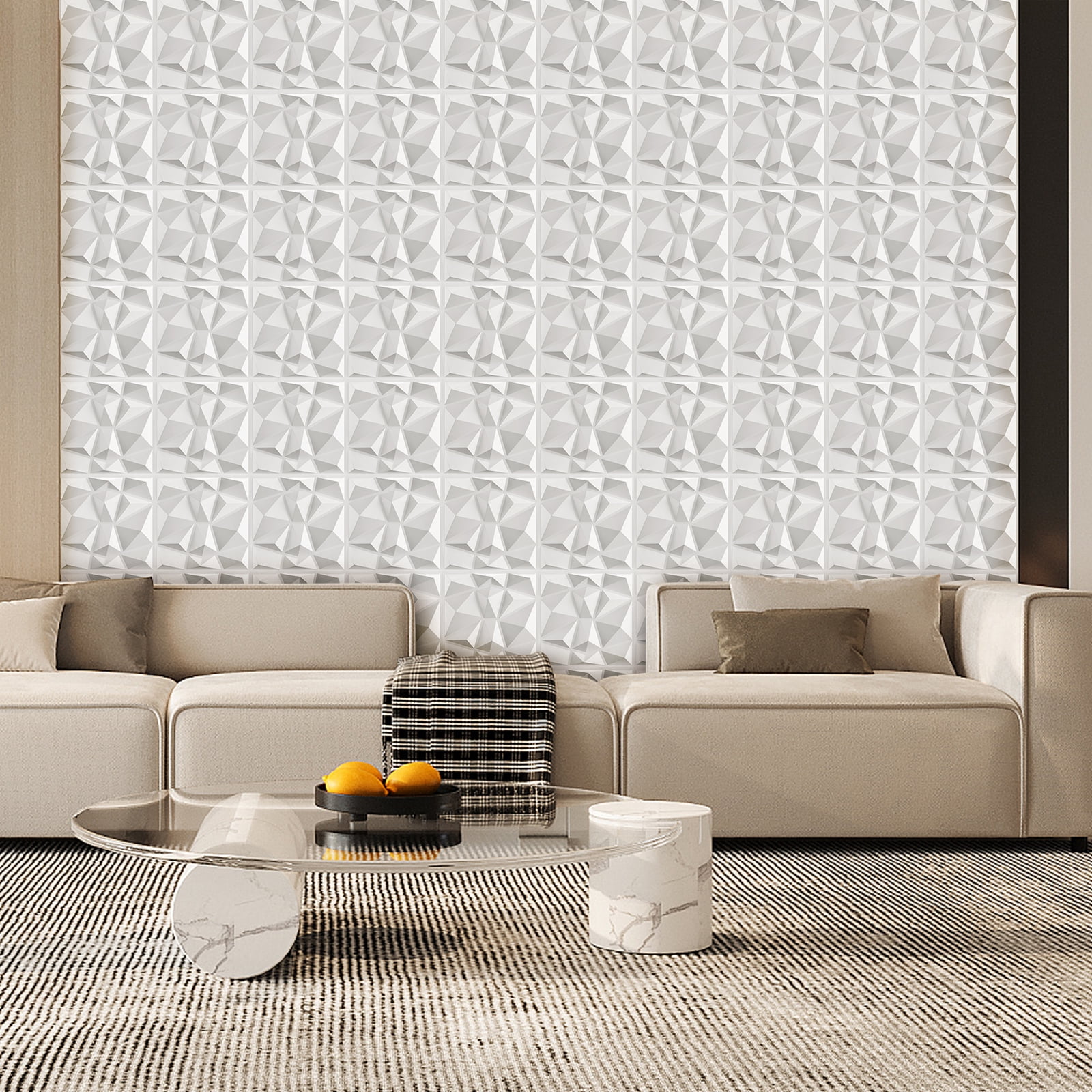 Visual Reference: 29 Sq Ft 3D Wall Panels Modern Interior Accent Wall