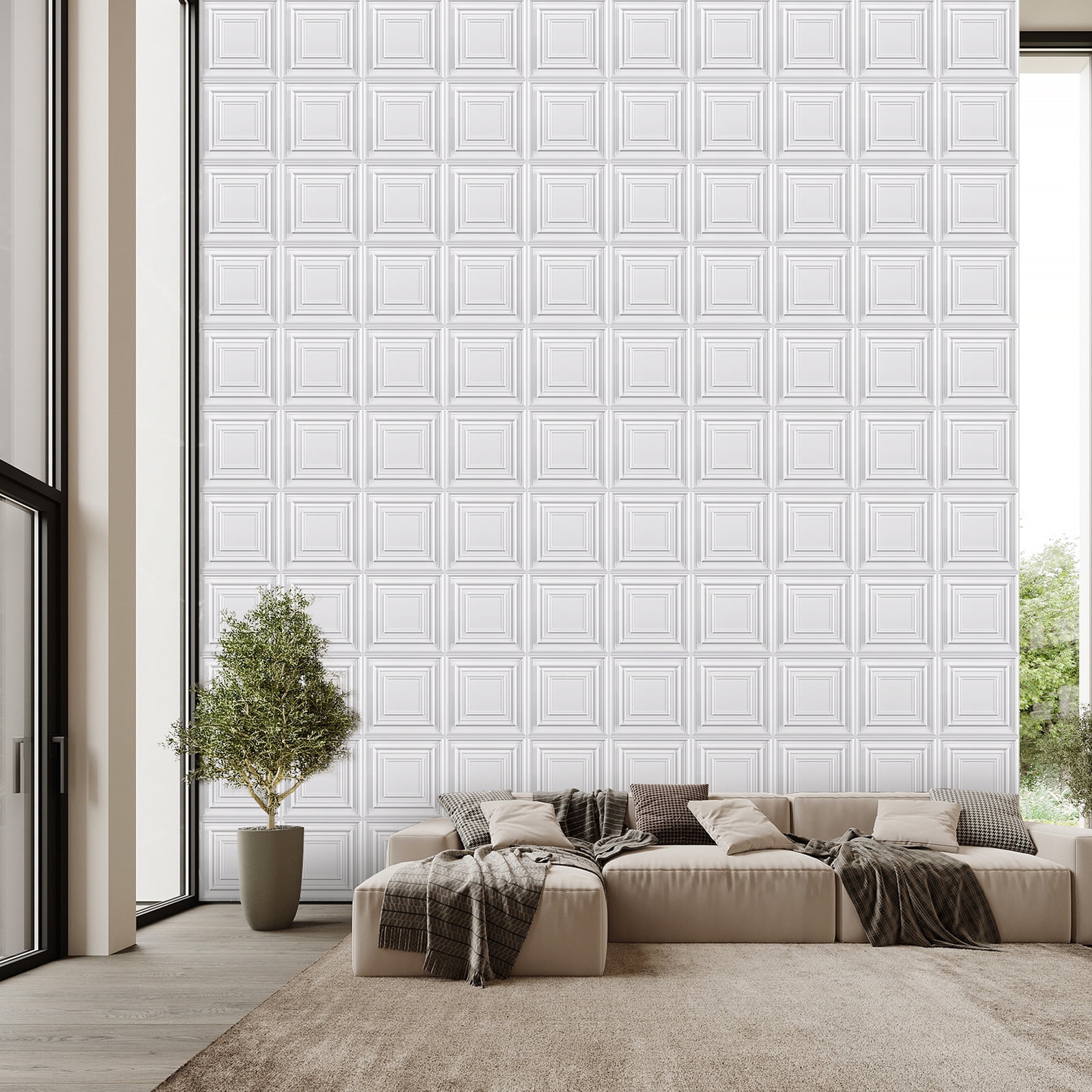 Photo inspiration: Curated Geometric Textured Walls Gallery View 24