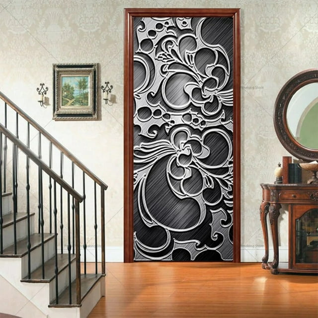 29 Styles of European Retro Door Stickers PVC Matte Film Material ...