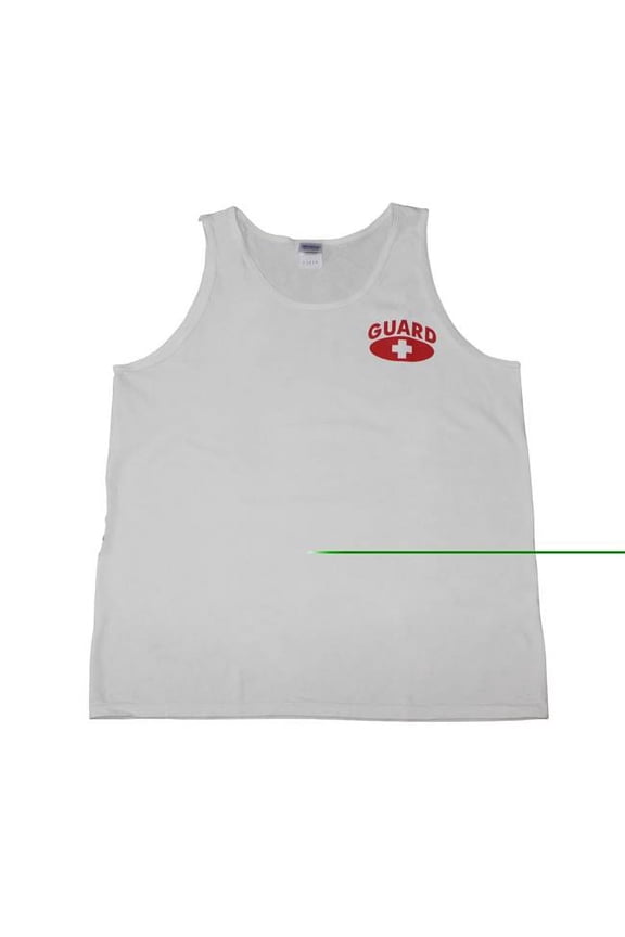 USA 29" White and Red Classic Kemp USA Lifeguard Medium Tank Top Shirt