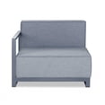 thumbnail image 1 of 29 X 37 X 41 Gray Acrylic Modular Left Arm Chair, 1 of 2