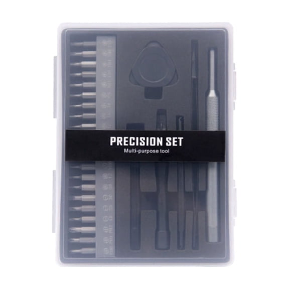 29-in-1 Precision Screwdriver Set with Alloy Steel Bits, Multi-Purpose Repair Tool Kit for Electronics, Jewelry, and DIY Crafts, Portable Storage Case