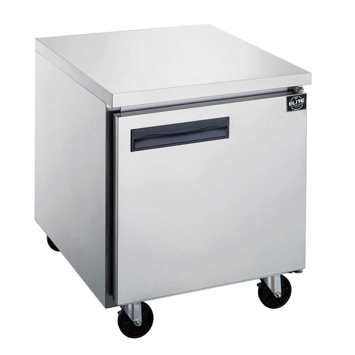 NSF 27 in. Undercounter Refrigerator 6.5 Cu.Ft. Commercial Refrigerator in Stainless Steel, Worktop Single Door Cooler