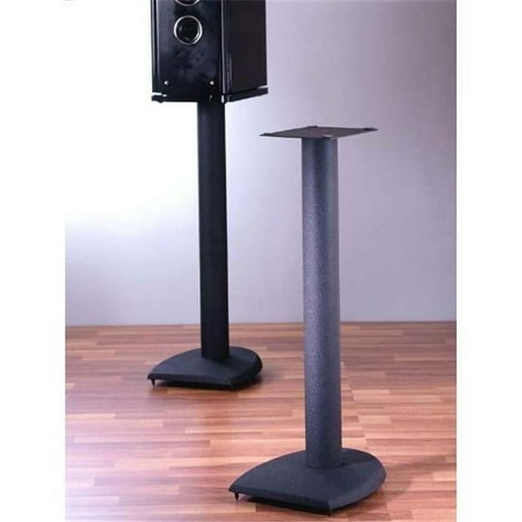 29 in. H, Iron Center Channel Speaker Stand - Black