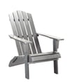 thumbnail image 1 of 29 in. Heavy Duty Plastic Adirondack Chair, Gray, 1 of 1