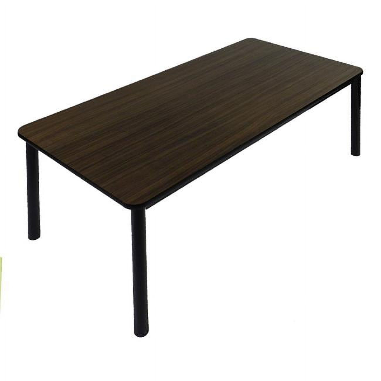 Rectangular Library Table 29 in. High Pressure Rectangular Laminate Reading Library Table ...