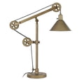 thumbnail image 1 of 29 in. Metal Desk Table Lamp with Brass Cone Shade, Brass, 1 of 1