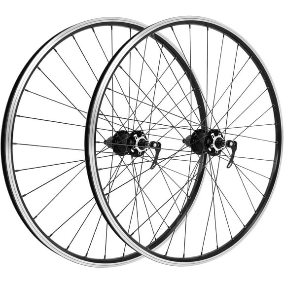 29 inch Mountain Bike Wheelset, Front & Rear Wheel Double Six-Hole Discs Brake Alu Alloy Bike Rim, Quick Release Disc Brake MTB Wheel Set for 7 8 9 10 11 and 12s Cassettes