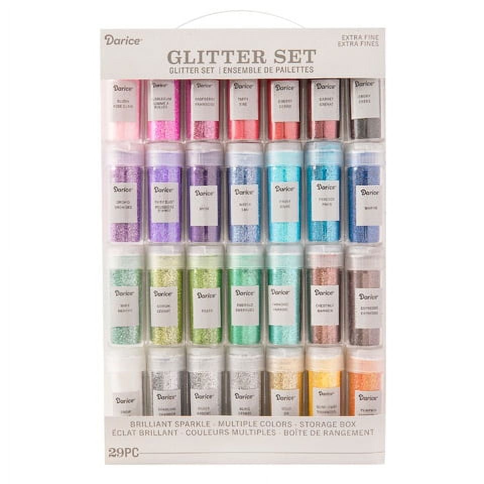 Daifunli Extra Fine Christmas Glitter Set - Red & Green PET Glitter For Crafts, Nails, Ornaments (1 Lb Total)