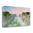 thumbnail image 1 of 29" x 15" Crescent Beach Path by Katherine Gendreau Canvas Fabric Multi-Color, 1 of 3