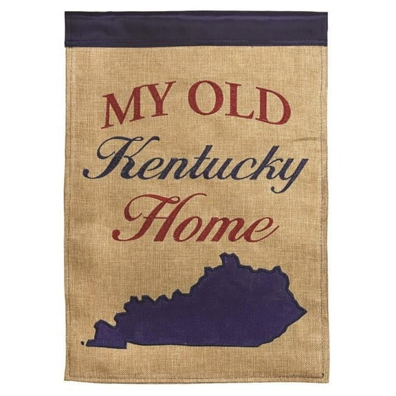 29 x 42 in. Kentucky Home Double Applique Garden Flag - Large