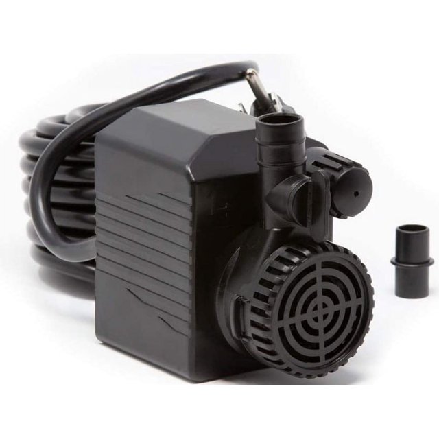 290 GPH Beckett Spaces Places Submersible Auto Shut Off Pond Pump Black