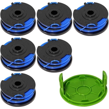 0.065 Dual Line Replacement 12-Pack Greenworks Trimmer Spool Replacement - 0.065 Dual Line 20ft Spools Compatible With 2101602 Models Greenworks 065 Spool Replacement