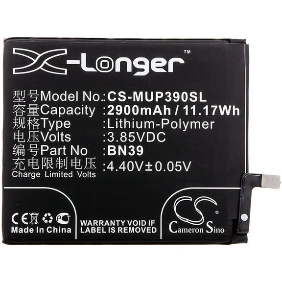 2900mAh BN39 Battery for Xiaomi M1901F9T Mi Play M1901F9E